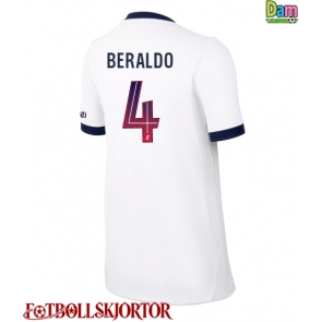 Paris Saint-Germain Lucas Beraldo #4 Bortatröja Dam 2026-27 Kortärmad